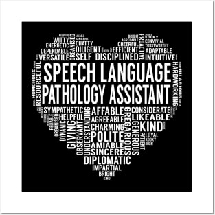 Speech Language Pathology Assistant Heart Posters and Art